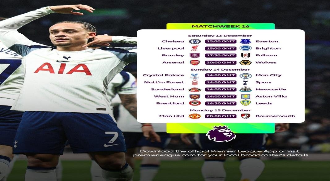 English Premier League Fixtures