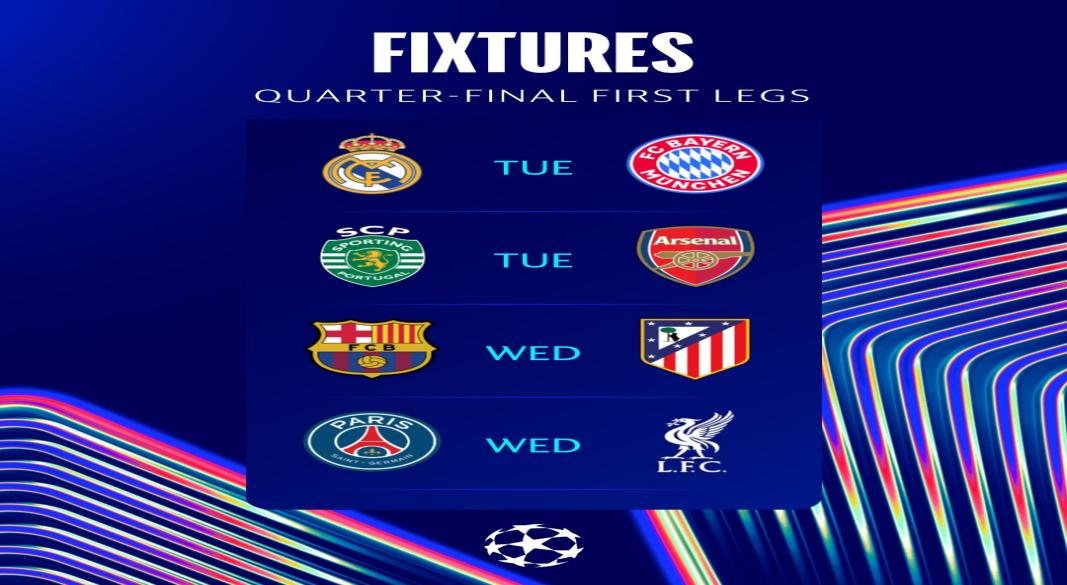 UCL FIXTURES